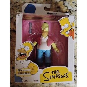 The Simpsons Sick Homer w/ bad sandwich 5" Jakks Pacific action figure